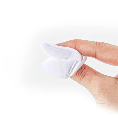 SHIDISHANGPIN Triangle Velvet Powder Puff – Επαναχρησιμοποιήσιμο σφουγγάρι μακιγιάζ προσώπου, μίνι βαμβακερό σφουγγάρι μακιγιάζ για foundation, σκιά ματιών και εργαλεία ομορφιάς (1/2/3/6 τεμάχια)