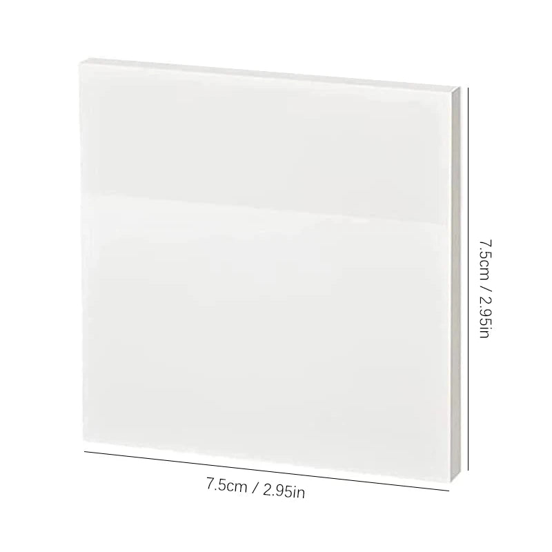 50 φύλλα διαφανών αυτοκόλλητων σημειώσεων – αδιάβροχα αυτοκόλλητα μηνυμάτων και υπογραφής για σημειωματάρια