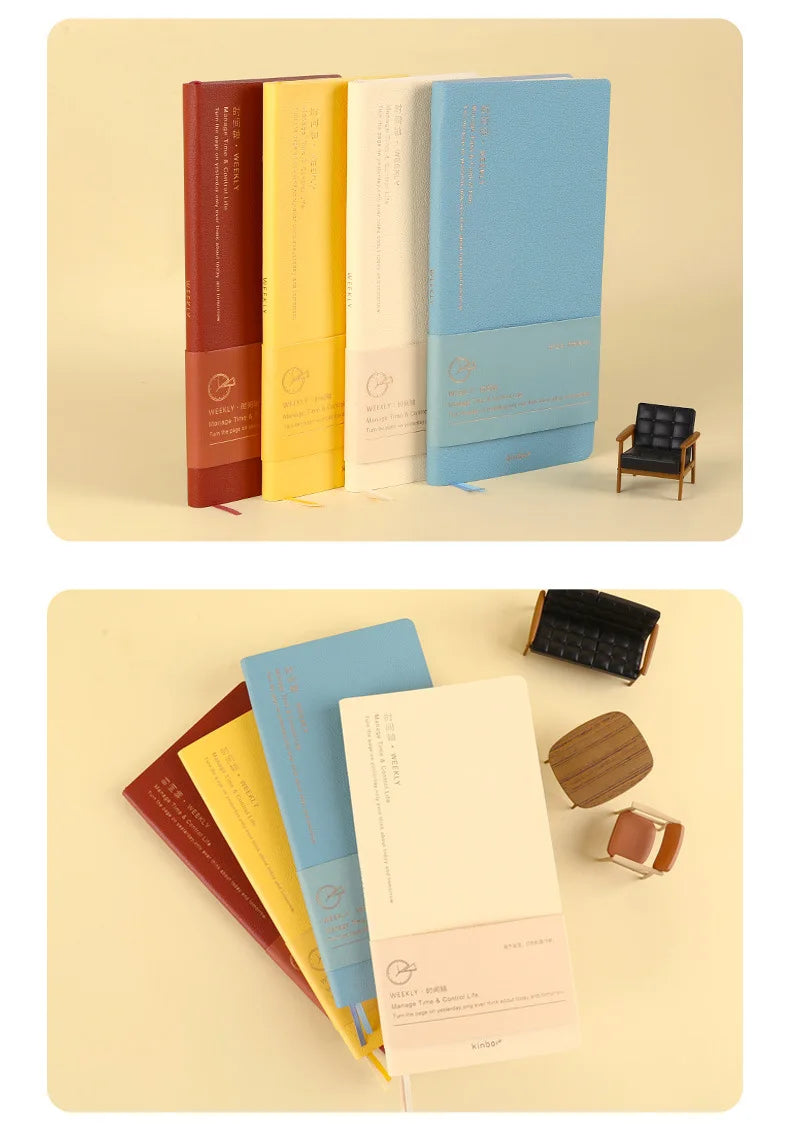 Εβδομαδιαίο Σημειωματάριο Σχεδιασμού Kinbor – Ημερήσια &amp; Μηνιαία Ημερήσια Διάταξη χωρίς Ημερήσια Διάταξη