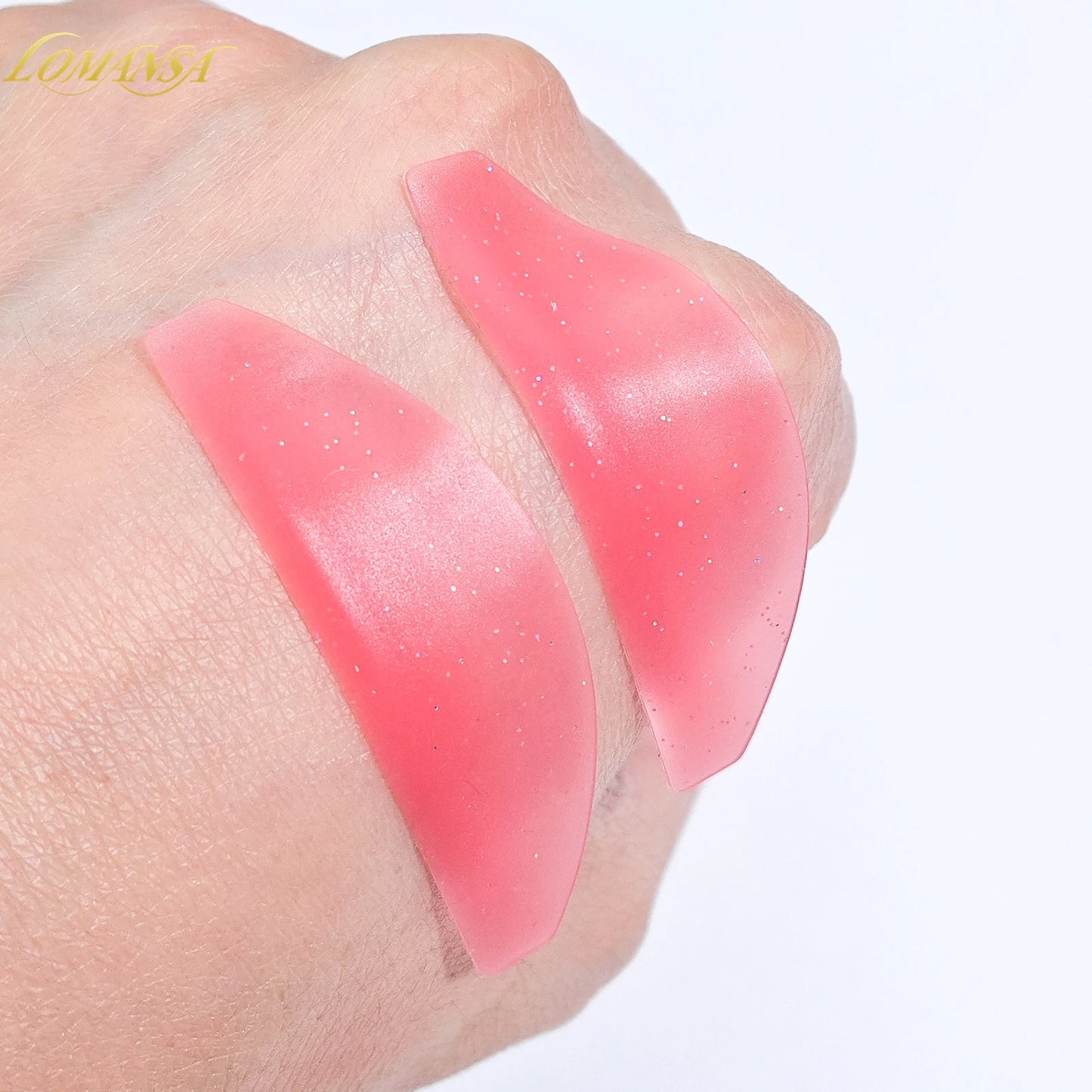 Lomansa 1 ζεύγος επιθέματα σιλικόνης για μαλακτικές βλεφαρίδες – Ράβδοι και ασπίδες για περμανάντ βλεφαρίδων για ανύψωση βλεφαρίδων, επαγγελματικά αξεσουάρ βλεφαρίδων