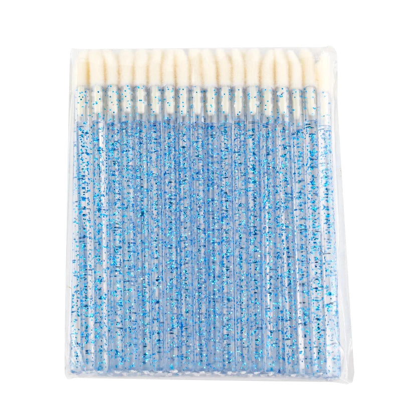 Lanjinglin 5/50 Pcs Disposable Lip Brush Makeup Brushes – Lipstick Applicator Wands & Eyelash Extension Tool, Professional Beauty Accessories