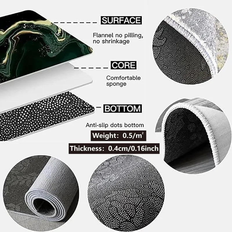 Πατάκι καρέκλας γραφείου VIKAMA – Αντιολισθητικό, ανθεκτικό στη φθορά χαλί για προστασία δαπέδου σπιτιού και γραφείου