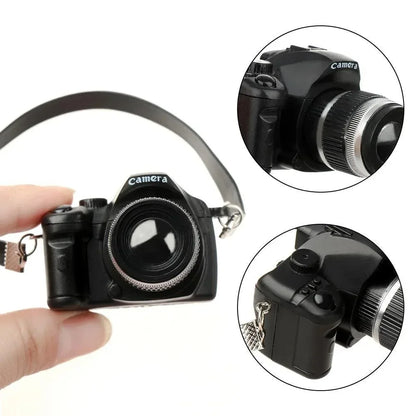 1Pc Miniature Digital SLR Camera for Dollhouse – Doll Accessory for Labubu & Upset Duck Dolls
