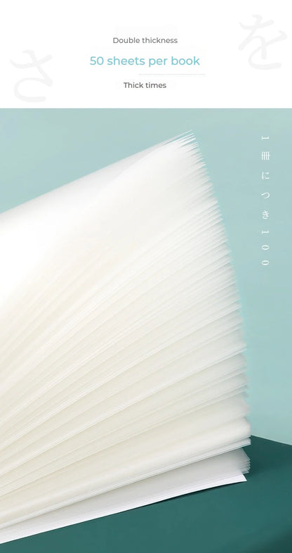 50 φύλλα διαφανών αυτοκόλλητων σημειώσεων – αδιάβροχα αυτοκόλλητα μηνυμάτων και υπογραφής για σημειωματάρια