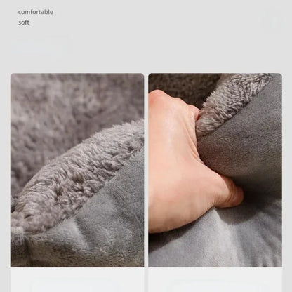 Μαλακό βελούδινο κρεβάτι κατοικίδιων για γάτες και μικρά σκυλιά – Άνετο αναπνεύσιμο μαξιλάρι σπιτάκι