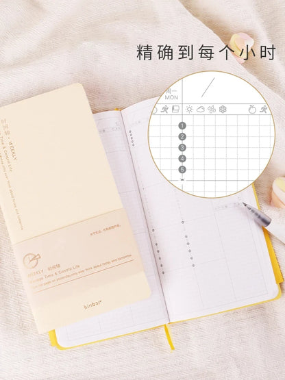 Εβδομαδιαίο Σημειωματάριο Σχεδιασμού Kinbor – Ημερήσια &amp; Μηνιαία Ημερήσια Διάταξη χωρίς Ημερήσια Διάταξη