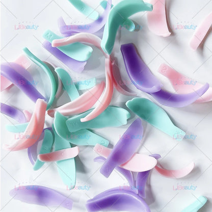 Libeauty 7 Paris Reusable Lash Lift Shield Pads – Silicone Eyelash Curler & Curling Iron Accessories, Makeup Tool